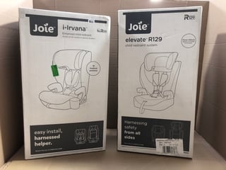 JOIE ELEVATE R129 CHILDRENS CAR SEAT TO INCLUDE JOIE I - IRVANA ENHANCED CHILD RESTRAINT SYSTEM - COMBINED RRP - £240: LOCATION - A9