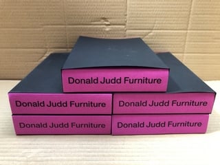 5 X DONALD JUDD FURNITURE INFORMATION BOOKS: LOCATION - A14