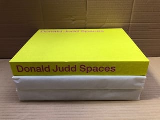 3 X DONALD JUDD DECORATING INFORMATION BOOKS: LOCATION - A14