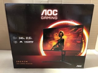 AOC GAMING 25'' GAMING MONITOR MODEL: 25G3ZM - RRP - £134: LOCATION - A14