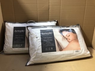 2 X DUNLOPILLO SUPER COMFORT DEEP PROFILE NATURAL LATEX PILLOWS: LOCATION - A14