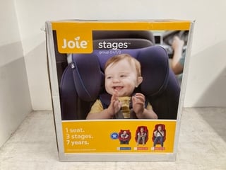 JOIE STAGES GROUP 0/1/2 CHILDRENS CAR SEAT - RRP - £100: LOCATION - WHITE BOOTH