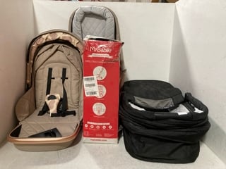 4 X ASSORTED BABY ITEMS TO INCLUDE MY BABIIE MBX5 COMPACT STROLLER: LOCATION - B20