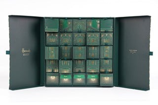 HARRODS 25 DAY BEAUTY ADVENT CALENDAR - RRP £250.00: LOCATION - WHITE BOOTH