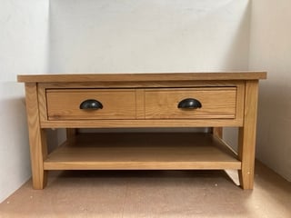 ASHWIN LARGE COFFEE TABLE IN RUSTIC OAK: LOCATION - B15