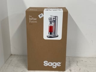 SAGE THE INFIZZ FUSION HOME SODA MAKER MODEL: SCA800 - RRP - £179: LOCATION - WHITE BOOTH