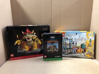 4 X ASSORTED LEGO BUILD KITS TO INCLUDE MINECRAFT CRAFTING TABLE KIT: LOCATION - B12