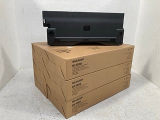 6 X SHARP MX - 601HB ORIGINAL TONER WASTE BOXES: LOCATION - B9