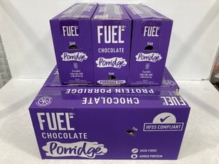 8 X BOXES FUEL CHOCOLATE FLAVOURED PORRIDGE POTS - 8 X 70G BB: 06/25: LOCATION - B7