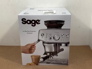 SAGE THE BARISTA EXPRESS IMPRESS BEAN TO CUP COFFEE MACHINE - RRP - £729: LOCATION - B4