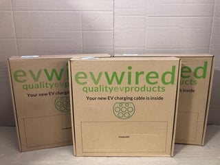 3 X EV WIRED EV CHARGING VEHICLE CABLES: LOCATION - C1