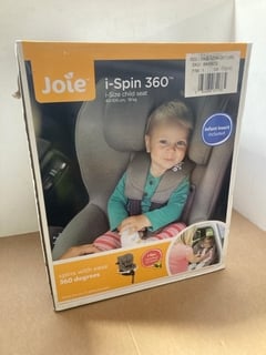 JOIE I - SPIN 360 I - SIZE CHILDRENS CAR SEAT - RRP - £250: LOCATION - A1