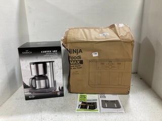 KARACA COFFEE ART AROMA COFFEE MACHINE TO INCLUDE NINJA FOODI MAX DUAL ZONE 9.5L AIR FRYER: LOCATION - C11