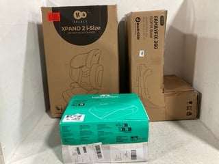 MAXI COSI FAMILY FIX 360 ISOFIX BASE TO INCLUDE KINDERKRAFT SELECT XPAND 2 I - SIZE CHILDRENS CAR SEAT , BEBECONFORT MANGA I - SAFE CHILDRENS BOOSTER SEAT - COMBINED RRP - £310: LOCATION - C12