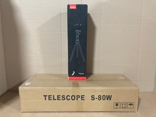 S - 80W TELESCOPE TO INCLUDE ESDDI CAMERA TRIPOD: LOCATION - C15