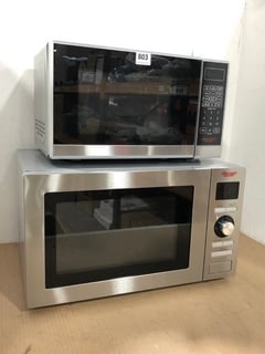 2 X ASSORTED JOHN LEWIS AND PARTNERS 20 AND 25L MICROWAVES: LOCATION - C17