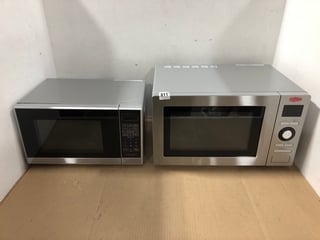 2 X ASSORTED JOHN LEWIS AND PARTNERS 20 AND 25L MICROWAVES: LOCATION - C18