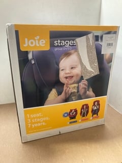 JOIE STAGES GROUP 0/1/2 CHILDRENS CAR SEAT - RRP - £100: LOCATION - A3