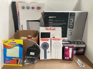 QTY OF ASSORTED HOUSE HOLD ITEMS TO INCLUDE TEFAL ULTRAGLIDE ANTI - CALC PLUS IRON , TEFAL EVERYDAY INDUCTION HOB: LOCATION - C21