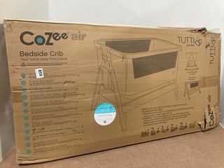 BAMBINI TUTTI COZEE AIR CHILDRENS BEDSIDE CRIB - RRP - £159: LOCATION - D17