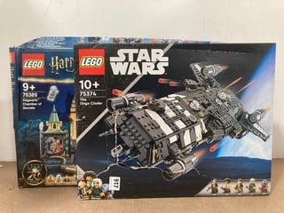 LEGO STAR WARS THE ONYX CINDER BUILD KIT MODEL: 75374 TO INCLUDE LEGO HARRY POTTER HOGWARTS CHAMBER OF SECRETS BUILD KIT MODEL: 76389 - COMBINED RRP - £229: LOCATION - D12