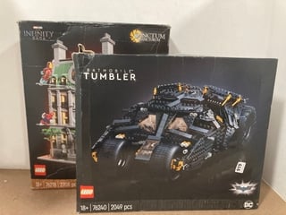 LEGO BATMAN BATMOBILE TUMBLER BUILD KIT MODEL: 76240 TO INCLUDE LEGO MARVEL DOCTOR STRANGE MULTIVERSE OF MADNESS BUILD KIT MODEL: 76218 - COMBINED RRP - £394: LOCATION - D12