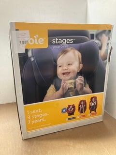 JOIE STAGES GROUP 0/1/2 CHILDRENS CAR SEAT - RRP - £100: LOCATION - A3