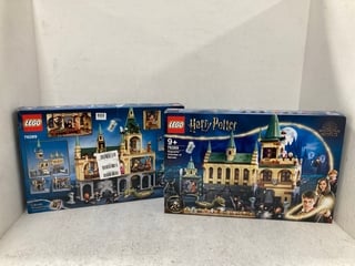 2 X LEGO HARRY POTTER HOGWARTS CHAMBER OF SECRETS BUILD KITS MODEL: 76389 - RRP - £216: LOCATION - D11