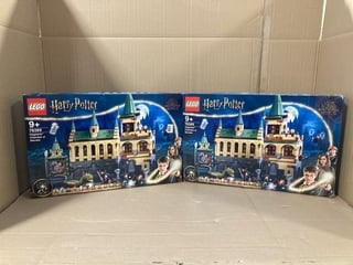 2 X LEGO HARRY POTTER HOGWARTS CHAMBER OF SECRETS BUILD KITS MODEL: 76389 - RRP - £216: LOCATION - D9