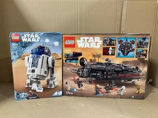 2 X ASSORTED LEGO STAR WARS BUILD KITS TO INCLUDE R2 - D2 KIT MODEL: 75379: LOCATION - D9