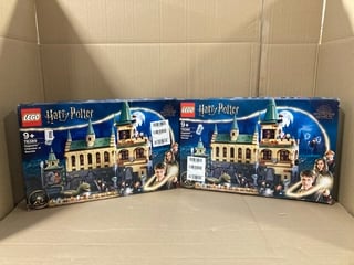 2 X LEGO HARRY POTTER HOGWARTS CHAMBER OF SECRETS BUILD KITS MODEL: 76389 - RRP - £216: LOCATION - D9