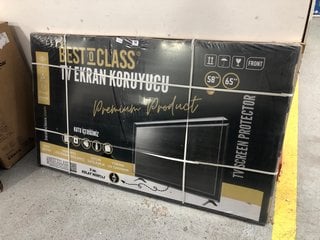 BESTOCLASS 58" SMART TV SCREEN PROTECTOR - RRP: £169: LOCATION - A1