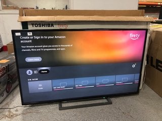 TOSHIBA 55" 4K HDR IMMERSIVE SMART TV - RRP: £285: LOCATION - A1