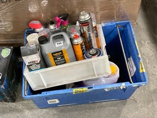 (COLLECTION ONLY) QTY OF ASSORTED CHEMICAL ITEMS TO INCLUDE GO SYSTEM BUTANE PROPANE MIX (PLEASE NOTE: 18+YEARS ONLY. ID MAY BE REQUIRED): LOCATION - B6