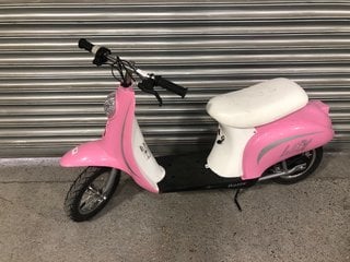 (COLLECTION ONLY) RAZOR BELLA POCKET MOD ELECTRIC SCOOTER IN PINK RRP: £430: LOCATION - A1