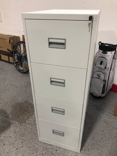 4 DRAWER FILING CABINET IN GREY: LOCATION - A1