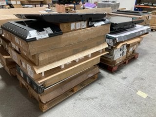 (COLLECTION ONLY) 2 X PALLETS OF ASSORTED SPARE AND REPAIR TV'S (MAINBOARDS ARE REMOVED): LOCATION - A3