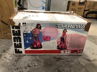 (COLLECTION ONLY) FEBER DAREWAY 12V KIDS RIDE ON IN PINK RRP: £150: LOCATION - A1