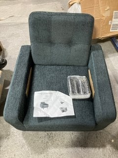 OSLO FABRIC ARMCHAIR - SLATE GREY: LOCATION - A5