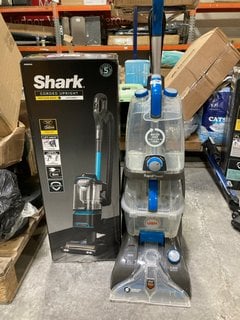 VAX RAPID POWER CARPET CLEANER TO ALSO INCLUDE SHARK CORDED UPRIGHT VACUUM CLEANER: LOCATION - A6