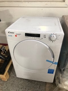 CANDY SMART 9KG TUMBLE DRYER IN WHITE MODEL: CSE V9DF-80 RRP: £279: LOCATION - A1