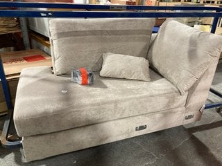 INCOMPLETE CORNER SOFA PART IN BEIGE: LOCATION - A8