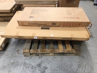 PALLET OF ASSORTED FURNITURE TO INCLUDE PHOENIX 3 DRAWER 2 DOOR WARDROBE IN GREY PACK 1 OF 2: LOCATION - B3 (KERBSIDE PALLET DELIVERY)