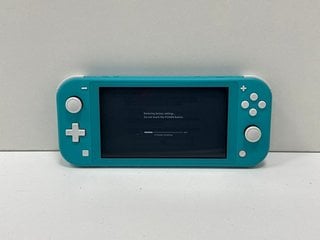 NINTENDO SWITCH LITE 32 GB GAMES CONSOLE (ORIGINAL RRP - £199) IN TURQUOISE: MODEL NO HDH-001 (WITH BOX & ALL ACCESSORIES) [JPTM127735]