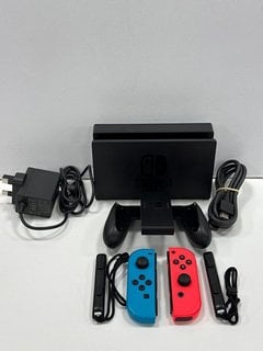 NINTENDO SWITCH 2X JOY-CONS, SWITCH DOCK, 2X JOY-CON GRIP AND OTHER GAMES CONSOLE ACCESSORIES (WITH BOX) [JPTM126803]