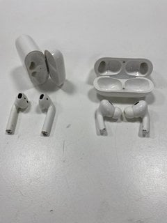 2 PAIRS OF AIRPODS EARBUDS IN WHITE (WITH CHARGING CASE) [JPTM127635]