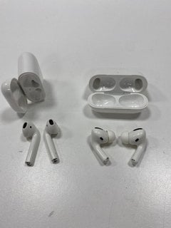 2 PAIRS OF AIRPODS EARBUDS IN WHITE (WITH CHARGING CASE) [JPTM127660]