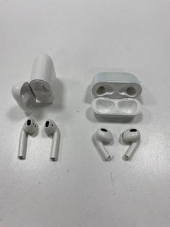 2 PAIRS OF AIRPODS EARBUDS IN WHITE (WITH CHARGING CASE) [JPTM127666]