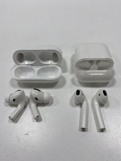 2 PAIRS OF AIRPODS EARBUDS IN WHITE (WITH CHARGING CASE) [JPTM127625]