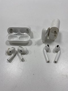 2 PAIRS OF AIRPODS EARBUDS IN WHITE (WITH CHARGING CASE) [JPTM127621]